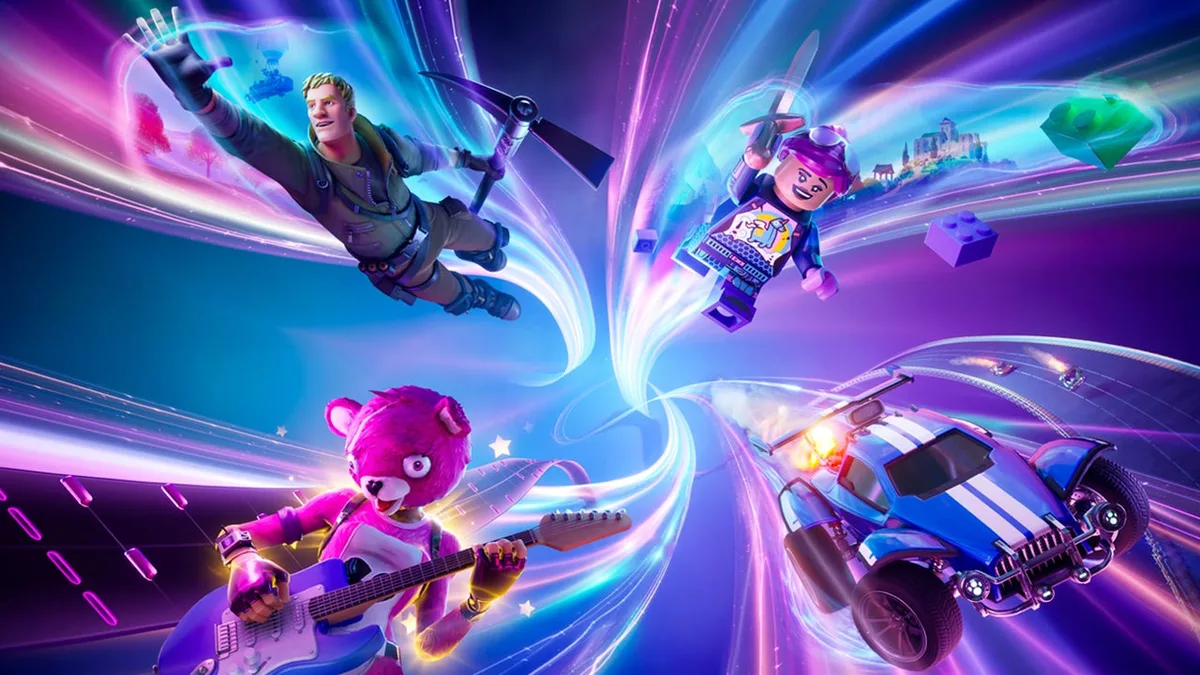 Fortnite gameplay screenshot from IGN